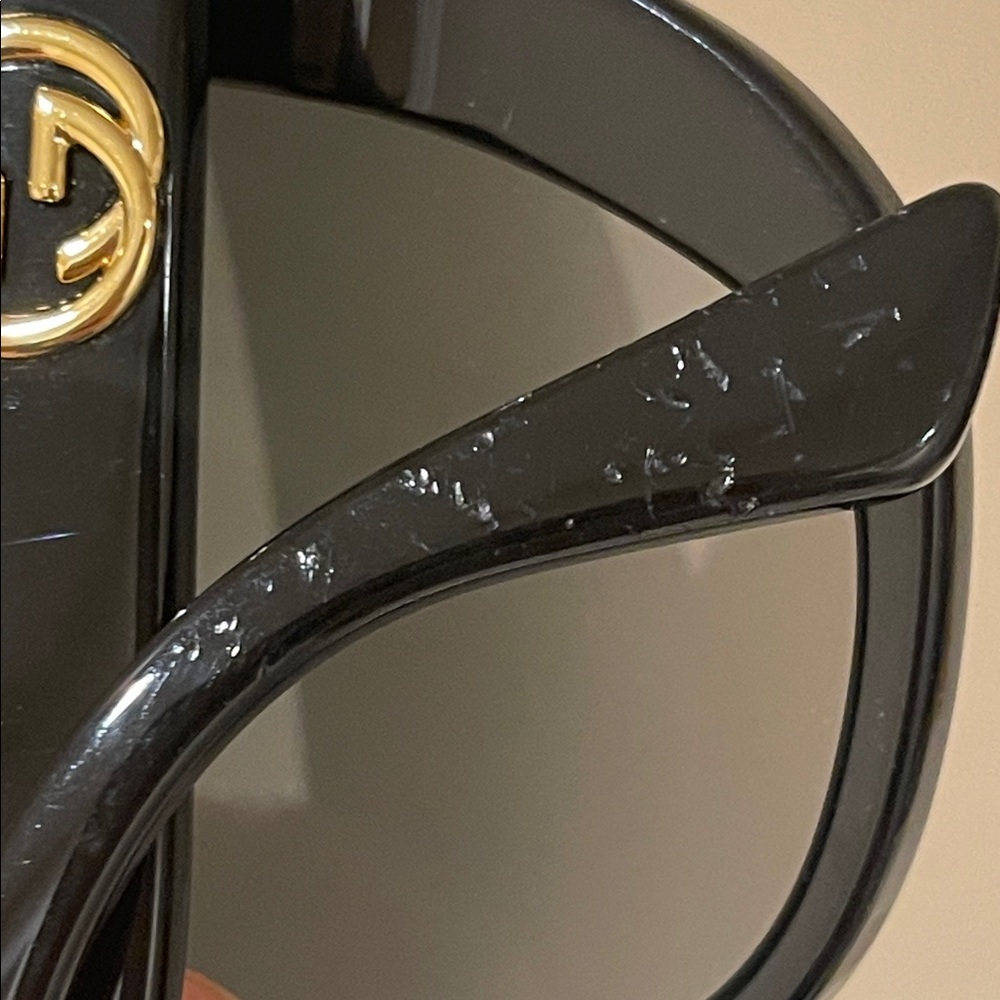 Gucci Black Cat Eye Sunglasses - Picture 13 of 16